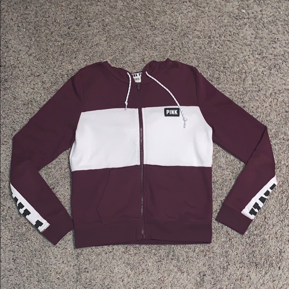 women's vs PINK maroon jacket